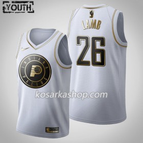 Dres Indiana Pacers Jeremy Lamb 26 Nike 2019-20 Bijela Golden Edition Swingman - Dječji